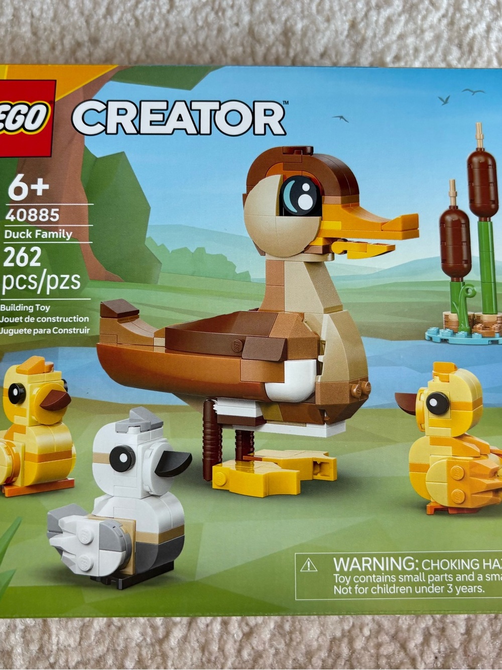 Lego Creator 40885 Duck Family Set - Brown, Yellow, White, Gray